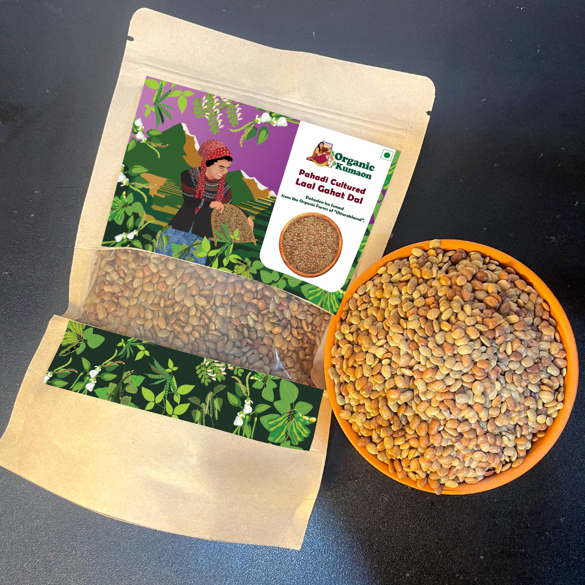Pahadi Cultured Laal Gahat Dal 1Kg
