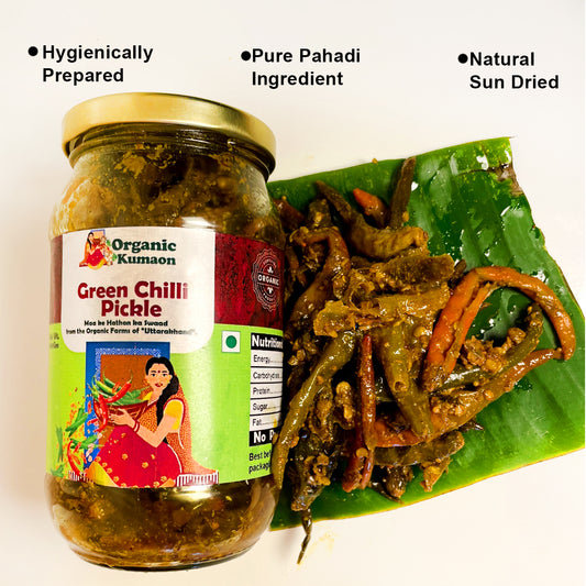 Pahadi Cultured Green Chilli Pickle 200gm