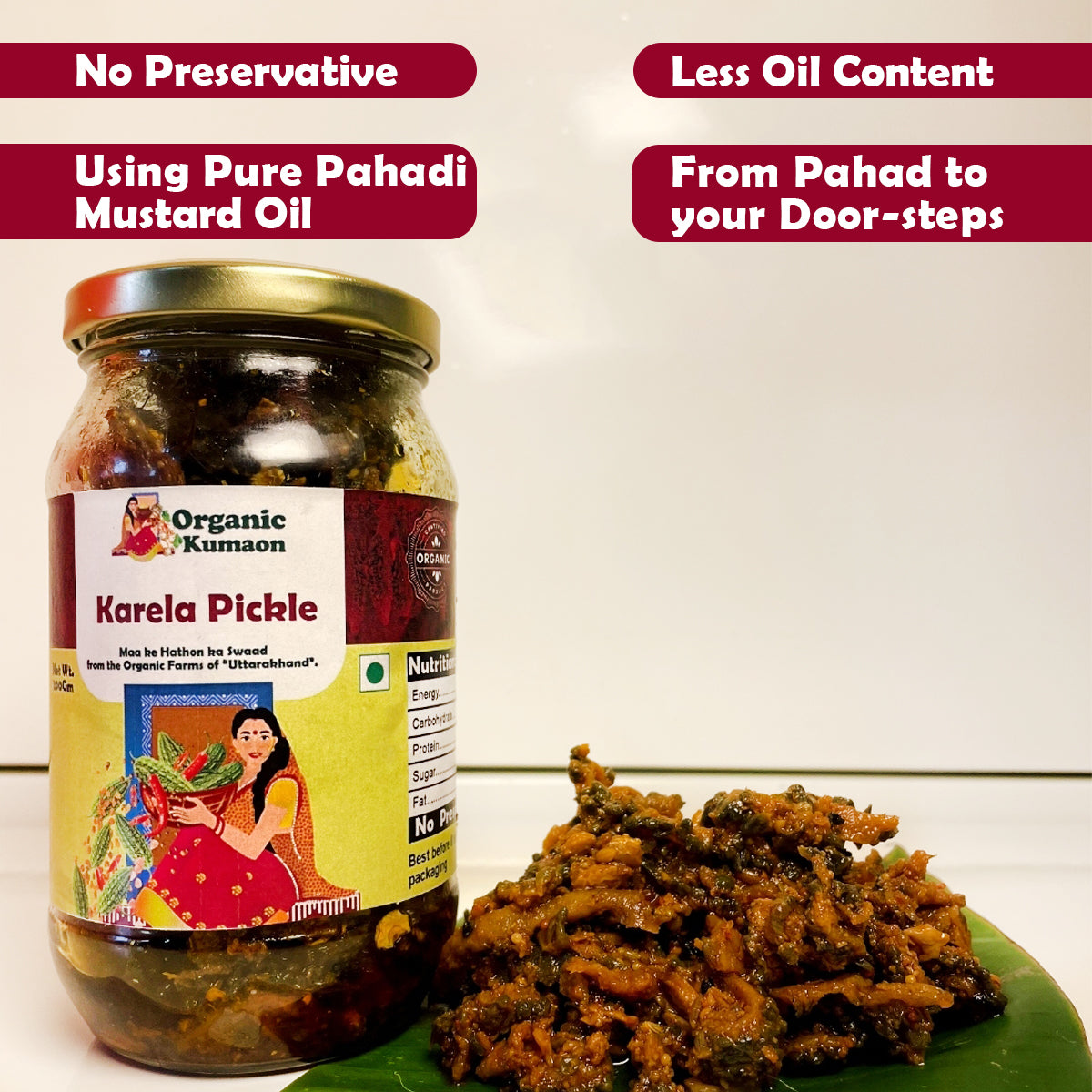 Pahadi Cultured Karela Pickle 200gm