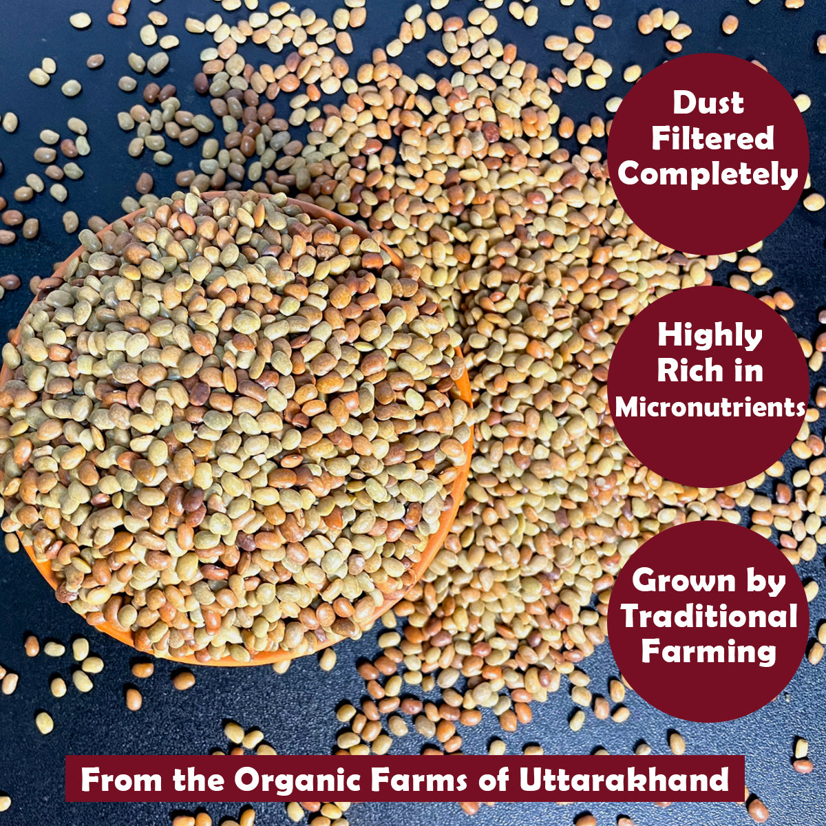 Pahadi Cultured Laal Gahat Dal 1Kg