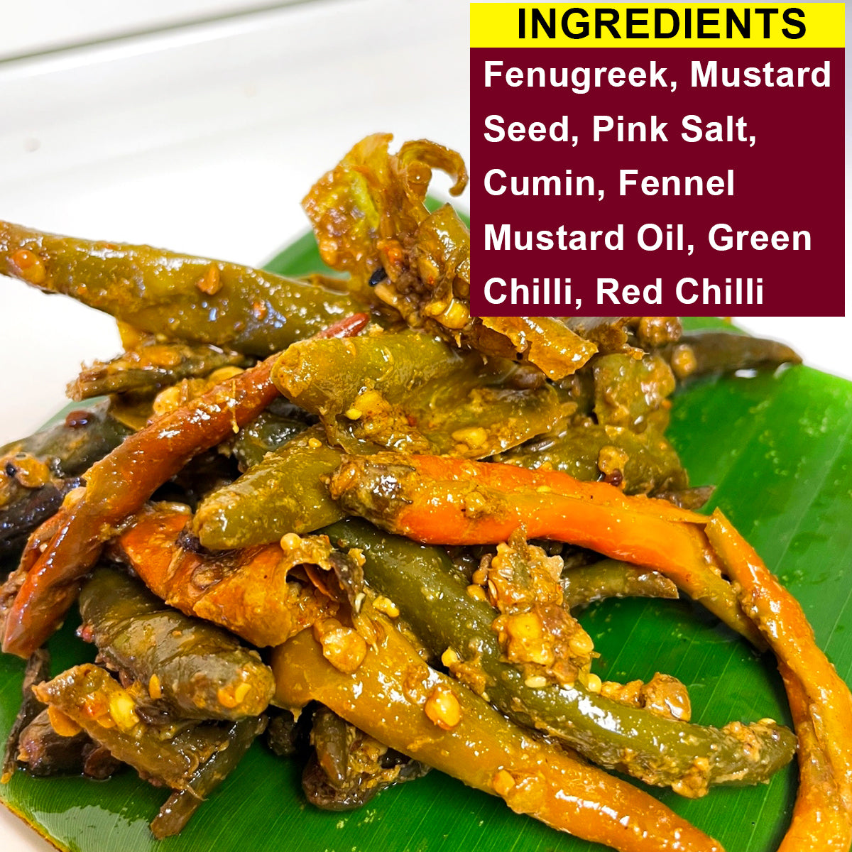 Pahadi Cultured Green Chilli Pickle 200gm