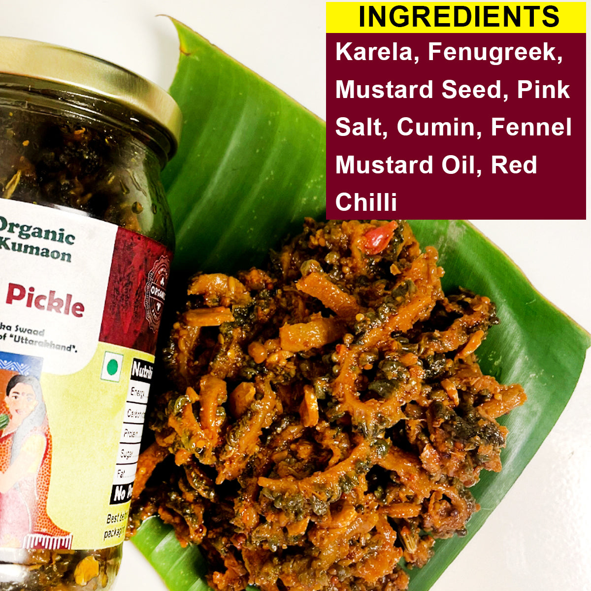 Pahadi Cultured Karela Pickle 200gm