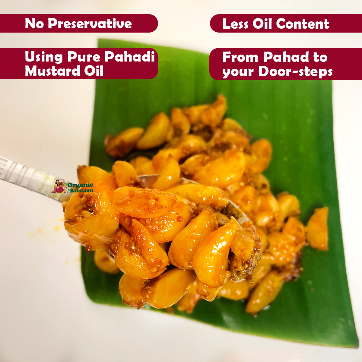 Pahadi Cultured Garlic Pickle 300Gm